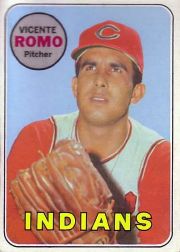 1969 Topps Baseball Cards      267     Vicente Romo RC